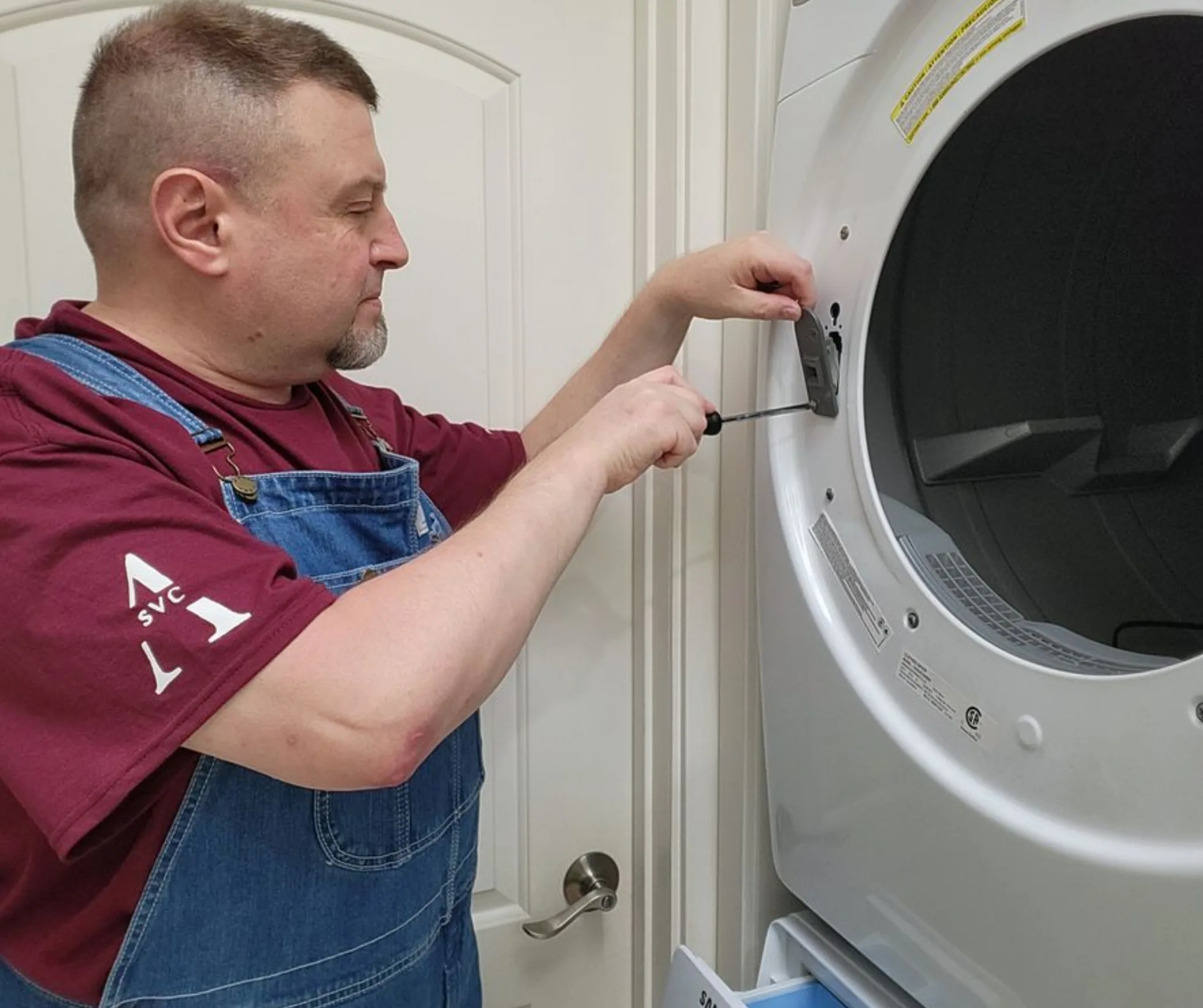 Expert technician performing premium appliance repair